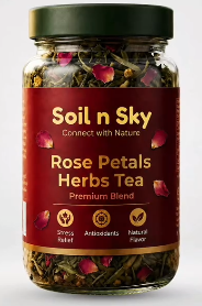 Rose Petals Herbs Tea